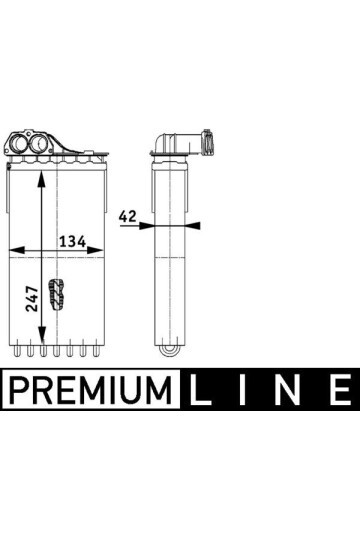 Innenraum-W rmetauscher PEUGEOT 307