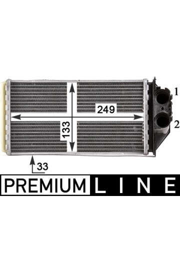 Innenraum-W rmetauscher PEUGEOT 307 DIESEL