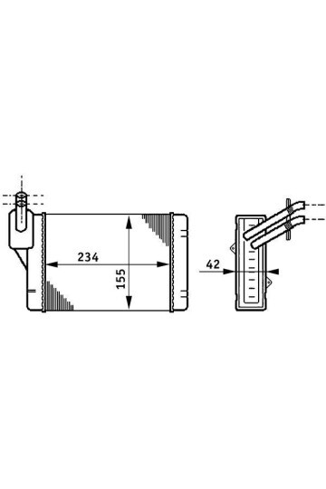 Innenraum-W rmetauscher VW GOLF RHD
