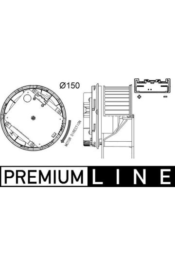 Innenraumgeblaese FORD FOCUS/C-MAX LHD AC