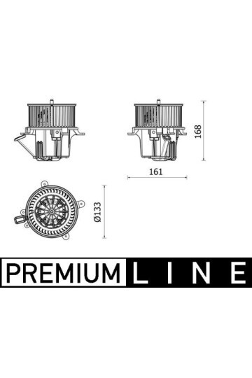 Innenraumgeblaese PORSCHE PANAMERA
