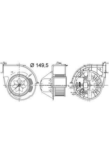 KALORIFER MOTORU BMW E70 E71