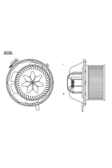 KALORIFER MOTORU BMW E81 E87 E90 E93 E84 F25 F26