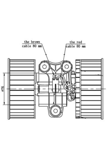 KALORIFER MOTORU OTOMATIK KLIMALI 12V BMW E39 X5 E53 LAND ROVER RANGE 3