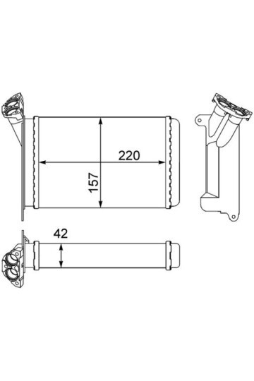 KALORIFER RADYATORU BMW E30 KLIMALI
