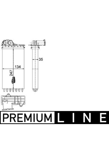 KALORİFER RADYATÖRÜ C3 02> P206 99> P307 00> XSARA 00>12