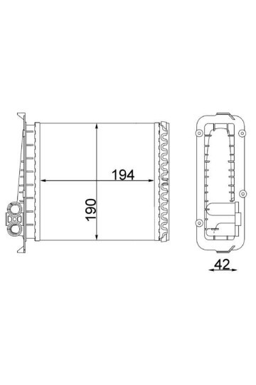 KALORİFER RADYATÖRÜ VOLVO 850 91-96 C70 98-05 S70 97-00 V70 97-00