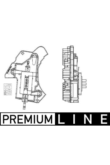 KLIMA FAN REGULATORU MERCEDES W202 W210 SASI NO: A344661> F331441>