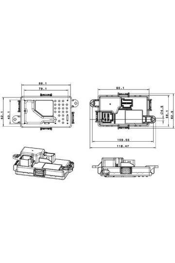 KLIMA FAN REGULATORU MERCEDES W204 S204 C218 X218 W212 S212 C207