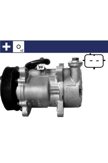 KLİMA KOMPRESÖRÜ PEUGEOT P206 98>09 1.1-1.4-1.6 CITROEN XSARA PİCASSO 99>10 1.6 TU5