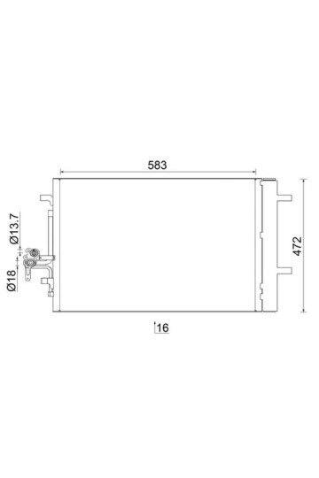 KLIMA RADYATORU 276DT DISCOVERY 3 L319 04>09 DISCOVERY 4 L319 09>18