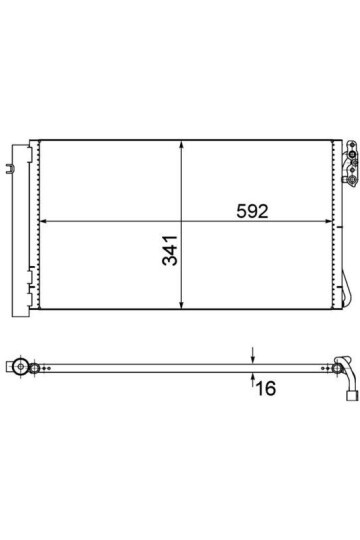 KLIMA RADYATORU BMW E81 E82 E87 E88 E90 E91 E92 E93 X1 E84 Z4 E89 M47 N47 M57 N57 N54 N55