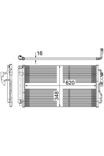 KLIMA RADYATORU BMW F20 F30 F32 F33 F34 F36 i3 F22