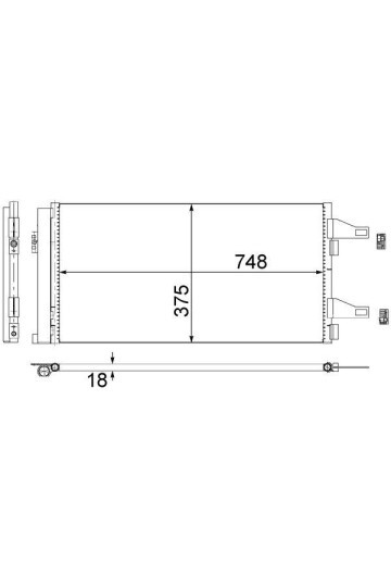 KLİMA RADYATÖRÜ KONDANSATÖR PEUGEOT BOXER 06> CITROEN JUMPER 06> FIAT DUCATO 06> 2.0-2.2 HDI