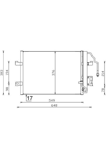 KLIMA RADYATORU MERCEDES A-CLASS W168 97>04