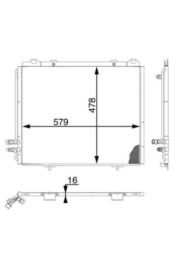 KLIMA RADYATORU MERCEDES E-CLASS W210 96>02