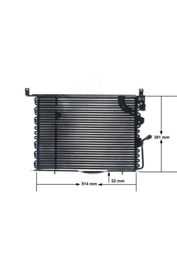 KLIMA RADYATORU MERCEDES KURUTUCUSUZ W201 82>93