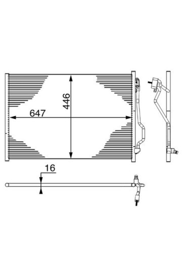 KLIMA RADYATORU MERCEDES S-CLASS W221 05>13