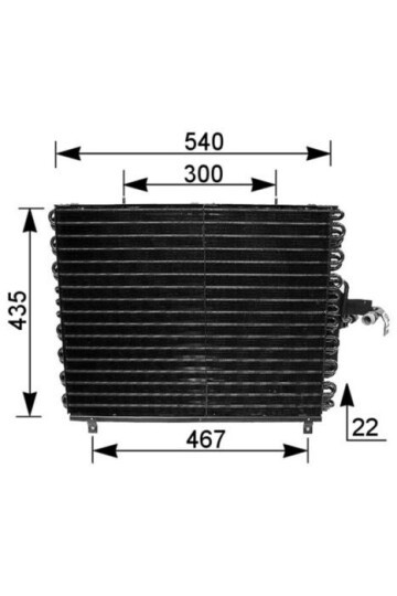 KLIMA RADYATORU MERCEDES W124 S124 A124 C124