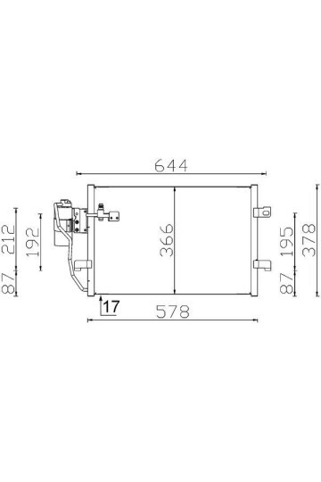 KLIMA RADYATORU MERCEDES W168 W414