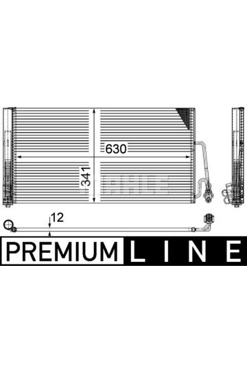 KLİMA RADYATORU MINI R50 R53 R56 R55 R57 R60 PREMIUM LINE