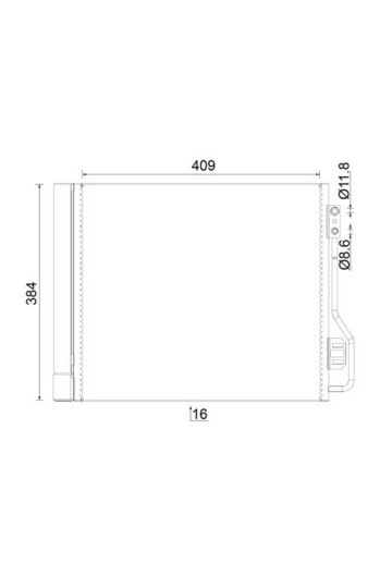 KLIMA RADYATORU SMART FORTWO Coupe 451 07>