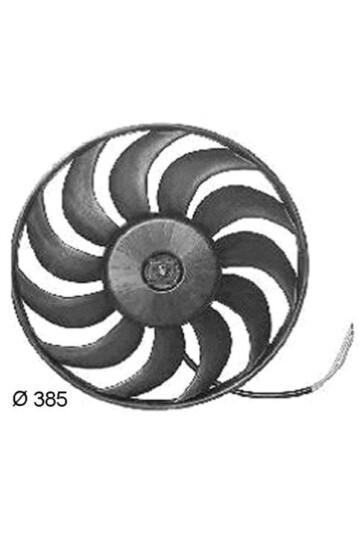 Kühlmittelkühler-/Kondensator-Lüfter AUDI A4 B6 MAIN FAN