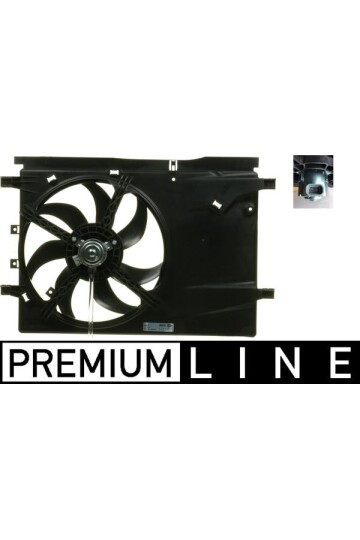 Kühlmittelkühler-/Kondensator-Lüfter FIAT FIORINO 1.4 -AC