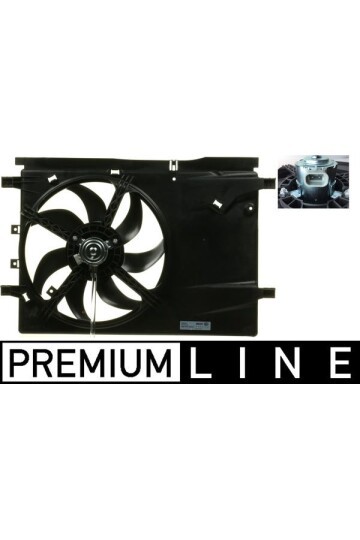 Kühlmittelkühler-/Kondensator-Lüfter FIAT PUNTO / OPEL CORSA