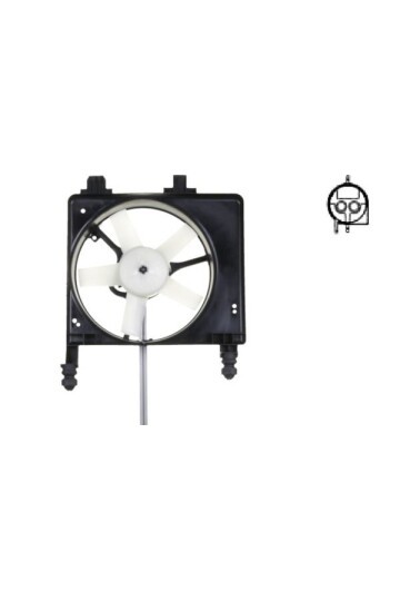 Kühlmittelkühler-/Kondensator-Lüfter FORD FIESTA IV JA . JB