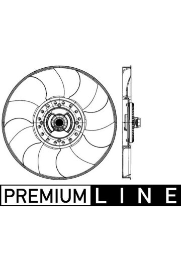 Kühlmittelkühler-/Kondensator-Lüfter FORD TRANSIT