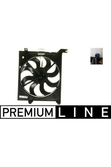 Kühlmittelkühler-/Kondensator-Lüfter KIA CERATO