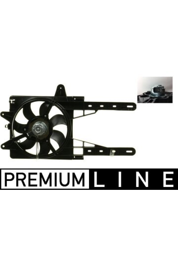 Kühlmittelkühler-/Kondensator-Lüfter LANCIA Y