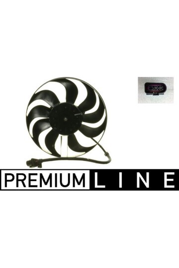 Kühlmittelkühler-/Kondensator-Lüfter SKODA FABIA / VW POLO