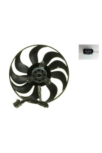 Kühlmittelkühler-/Kondensator-Lüfter VW GOLF IV