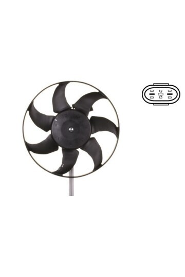 Kühlmittelkühler-/Kondensator-Lüfter VW TRANSPORTER T4