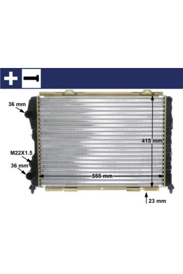 Kühlmittelkühler ALFA ROMEO GTV 95-