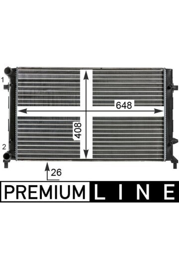 Kühlmittelkühler AUDI A3 1.6 / 1.6 FSI