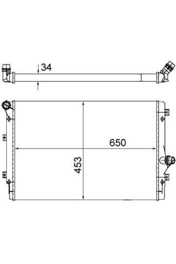 Kühlmittelkühler AUDI A3 II 03-