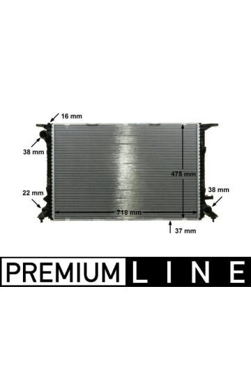 Kühlmittelkühler AUDI A4/A5 B8