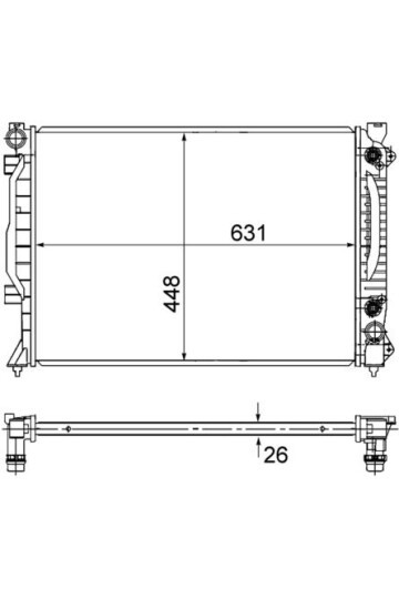 Kühlmittelkühler AUDI A6