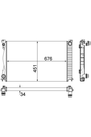 Kühlmittelkühler AUDI A6 2.7 TDI/ 3.0 TDI