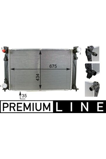 Kühlmittelkühler AUDI S6