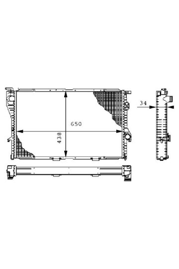 Kühlmittelkühler BMW 5 E39