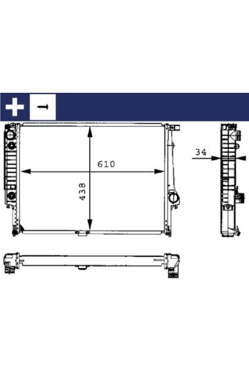 Kühlmittelkühler BMW 530