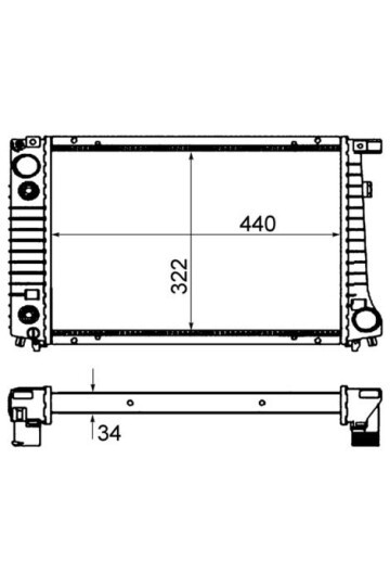 Kühlmittelkühler BMW E30