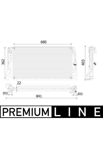 Kühlmittelkühler BMW MINI COOPER