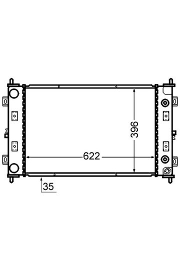 Kühlmittelkühler CHRYSLER STRATUS