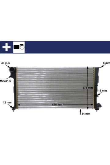 Kühlmittelkühler CITROEN / PEUGEOT