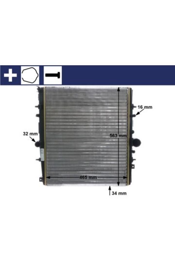 Kühlmittelkühler CITROEN C 8